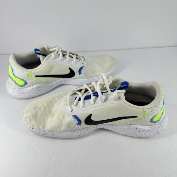 Nike Women’s Renew In-Season TR 9 Size 9 White Black Volt Training Shoes - Picture 7 of 10